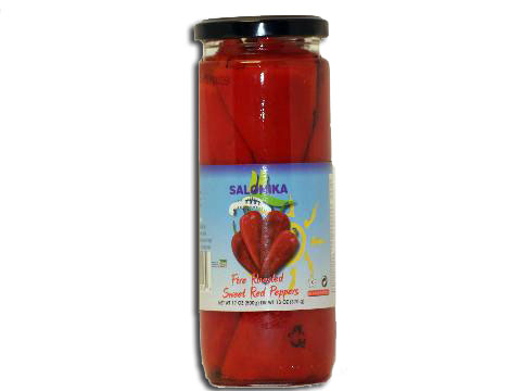 Red Roasted Peppers Salonika 17oz