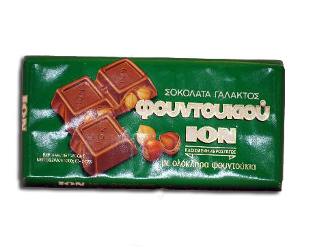 Milk Chocolate with Almonds Candy Bar ION 100g