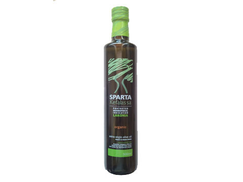  Sparta Lakonia ORGANIC EVOO 500ml (A Product  Of Organic Farming)