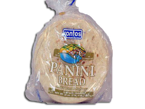 Panini White (Pre-Grilled Top) 8in. KONTOS 10 p...