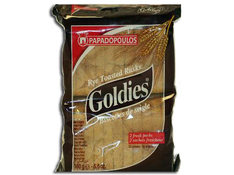 Goldies Rye (Friganies) Papadopoulos 160g