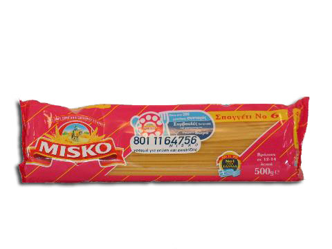 Pasta Spaghetti #6 Misko 500g