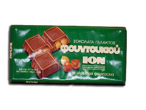 Milk Chocolate with Almonds Candy Bar ION 200gr