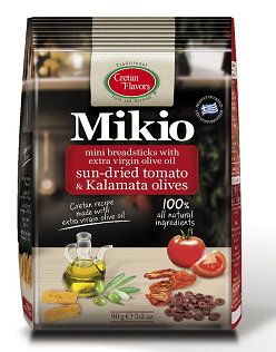 Mikio Mini Bread Sticks with Sun-Dried Tomato & Olives